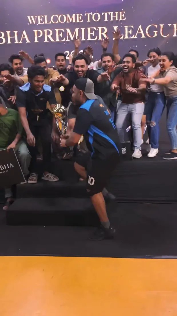 Sobha Premier League: team celebration, hosting video thumbnail